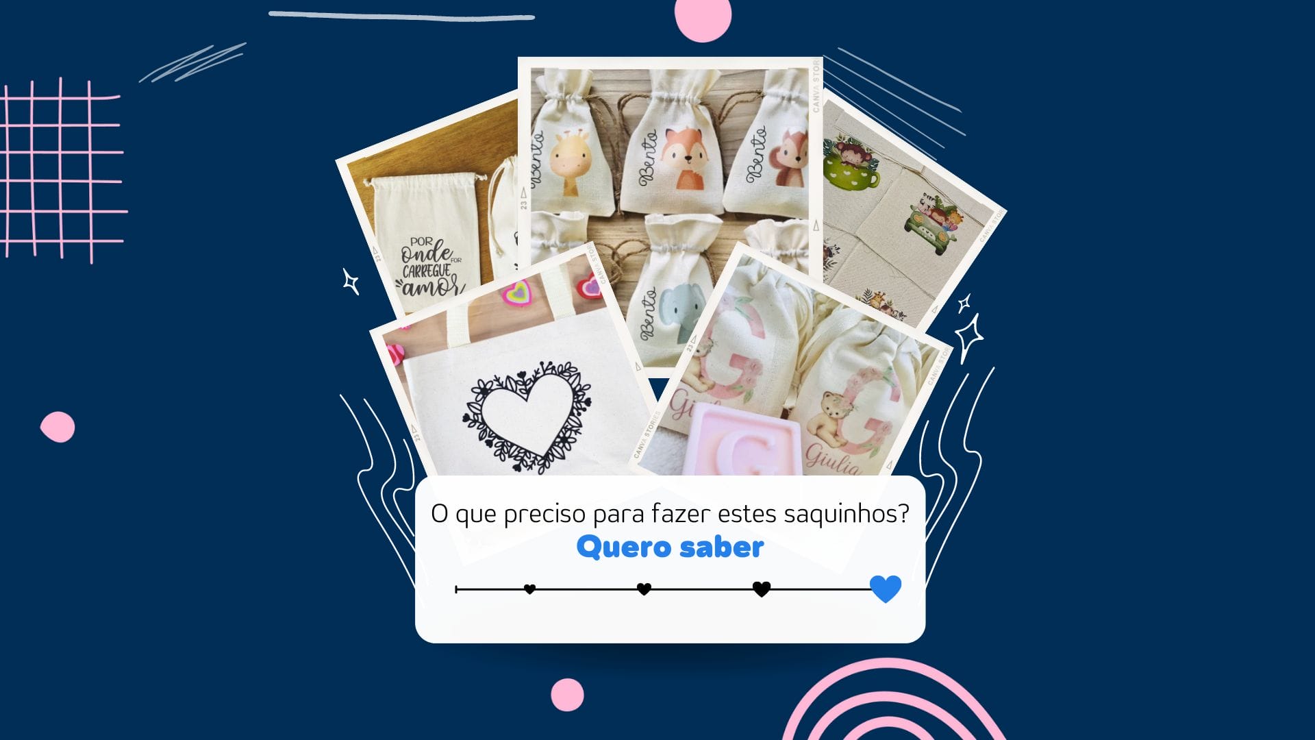 Blog:Personalização em Saquinhos de Algodão Crú